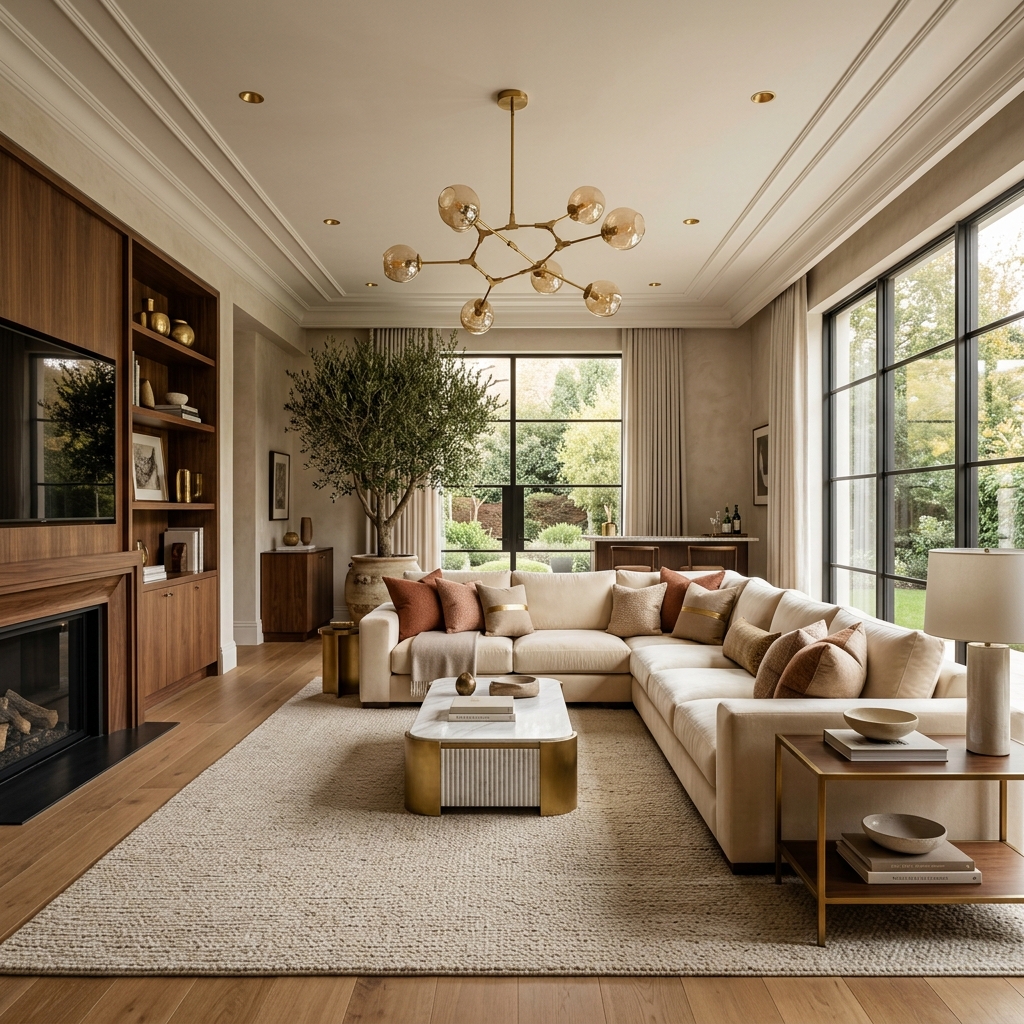 Luxury living room sofa